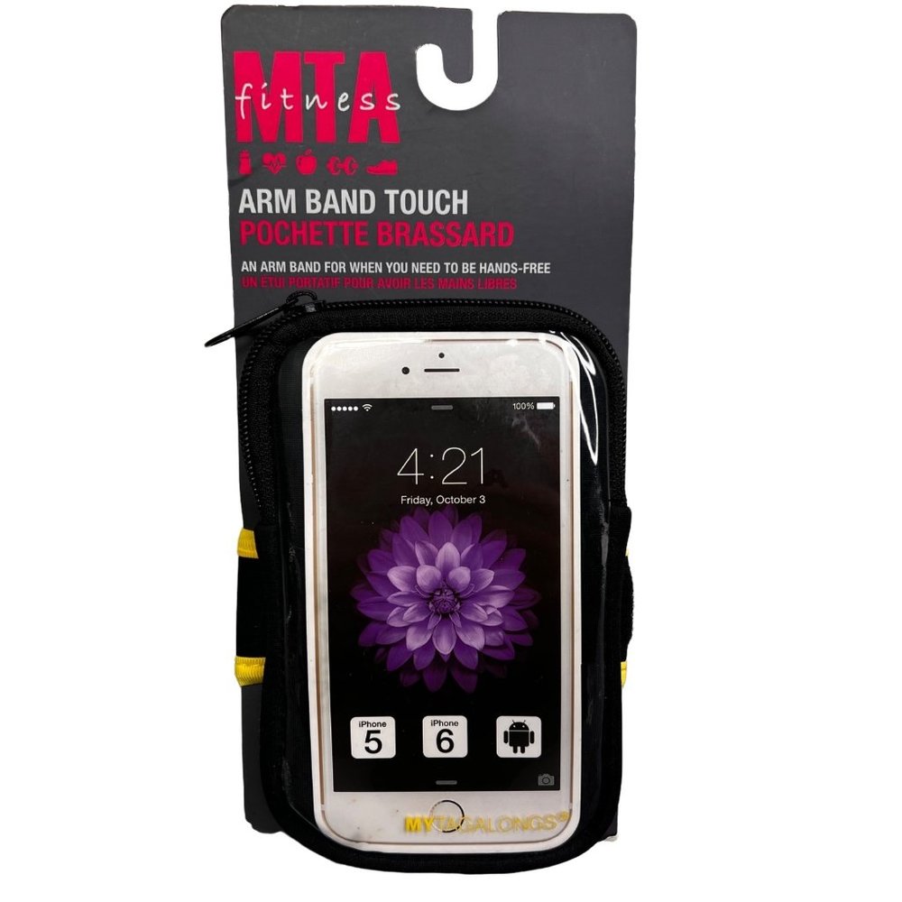 Arm Band Touch Phone Holder Hands Free Touch Screen Fits iPhone 5 and 6 NIP